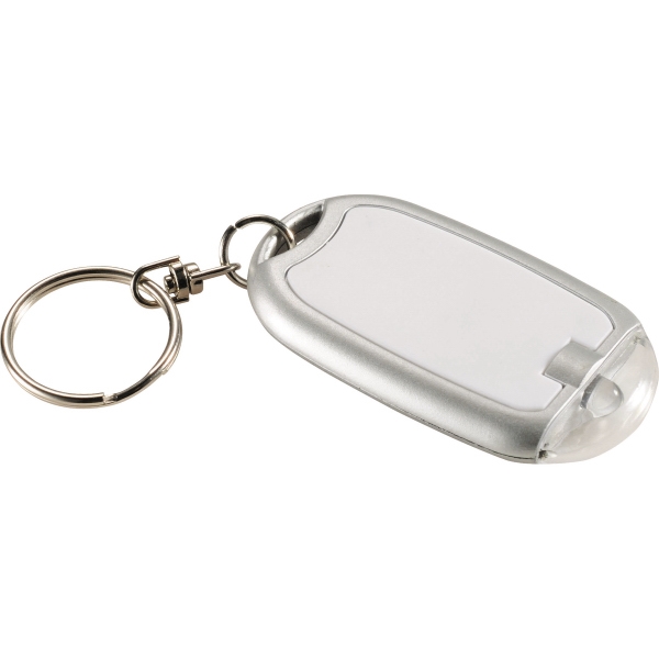 Transparent Magnifier LED Keychain, Custom Printed With Your Logo!