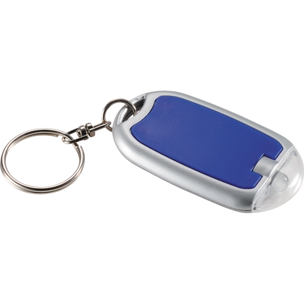 Transparent Magnifier LED Keychain, Custom Printed With Your Logo!