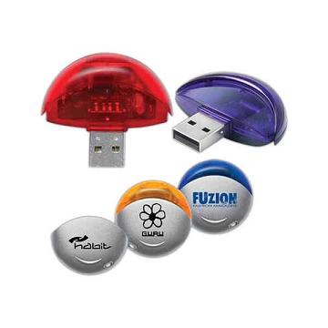 Orbit Shaped USB Drives, Custom Made With Your Logo!