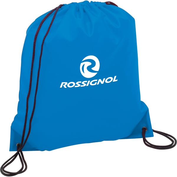 Polyurethane 210 Denier Drawstring Backpacks, Customized With Your Logo!