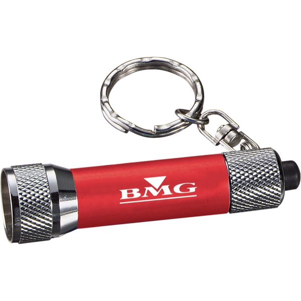 White LED Flashlight Keylights, Custom Printed With Your Logo!