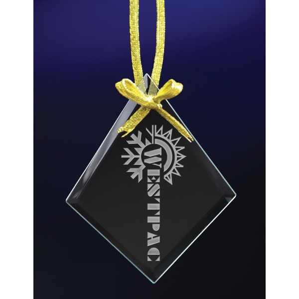 Sublimated Square Ornaments, Custom Made With Your Logo!