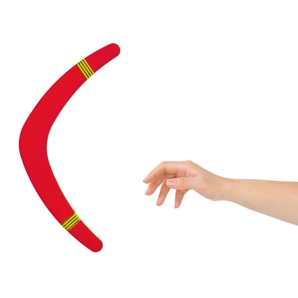 Plastic Boomerangs, Custom Imprinted With Your Logo!