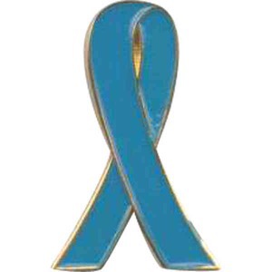 Ovarian Cancer Awareness Ribbon Pins, Custom Imprinted With Your Logo!