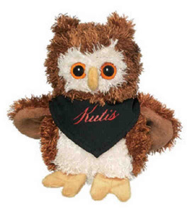 Stuffed Owls, Customized With Your Logo!