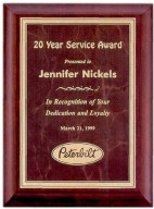 Airflyte Wood Finish Plaques, Custom Engraved With Your Logo!