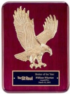 Custom Engraved Airflyte Honor Award Plaque Eagle