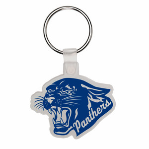 Custom Printed Panther Mascot Keytags