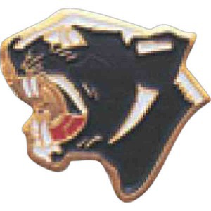 Panther Mascot Pins, Custom Imprinted With Your Logo!