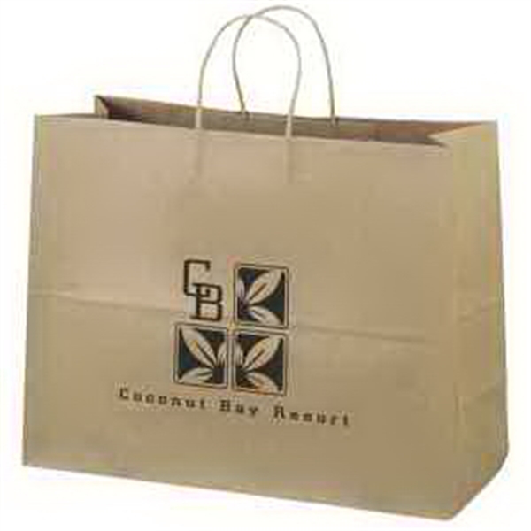Medium Environmentally Friendly Paper Bags, Custom Printed With Your Logo!