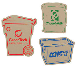 Paper Bag Recycled Material Magnets, Customized With Your Logo!