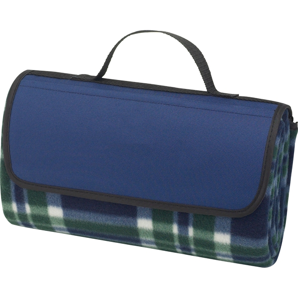 Plaid Park Picnic Blankets, Custom Printed With Your Logo!