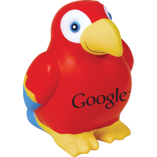 Parrot Stress Relievers, Custom Decorated With Your Logo!
