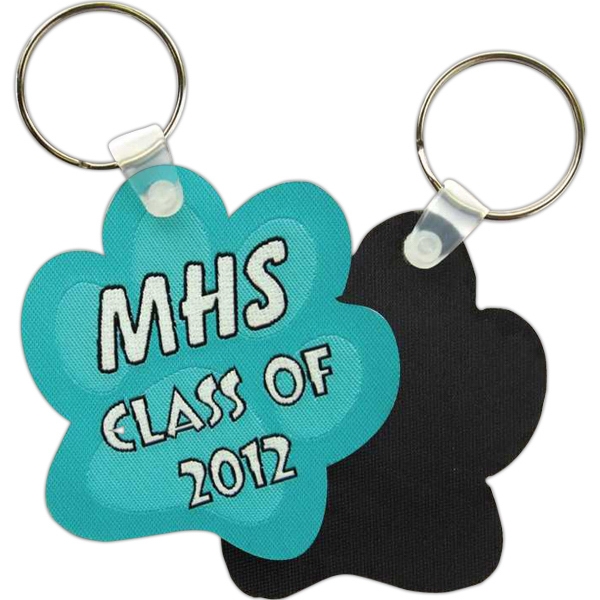 Paw Shaped Key Tags, Custom Imprinted With Your Logo!