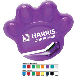 Paw Shaped Letter Slitters For Under A Dollar, Custom Imprinted With Your Logo!