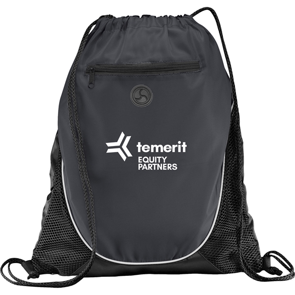 Air Mesh and Microfiber Drawstring Backpacks, Custom Printed With Your Logo!