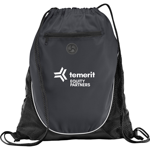 1 Day Service Air Mesh Drawstring Backpacks, Custom Imprinted With Your Logo!