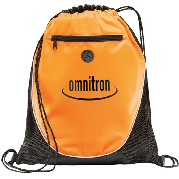 Air Mesh Drawstring Backpacks, Custom Printed With Your Logo!