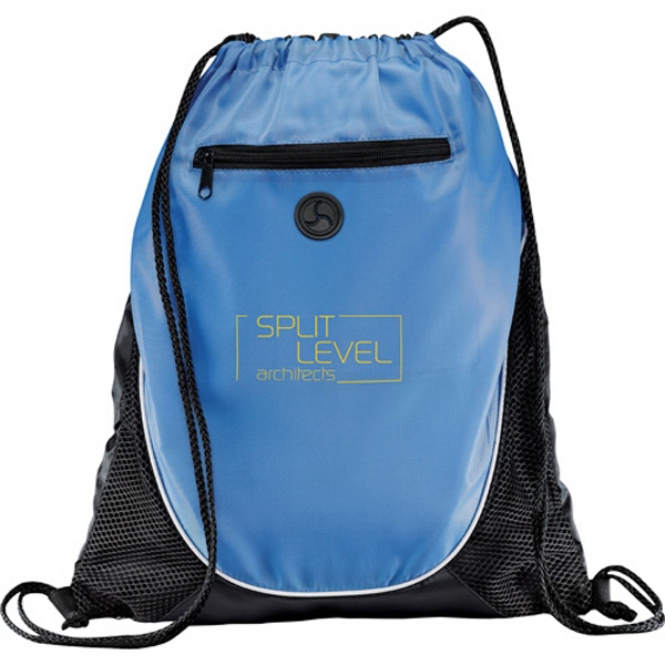 Air Mesh and Microfiber Drawstring Backpacks, Custom Printed With Your Logo!