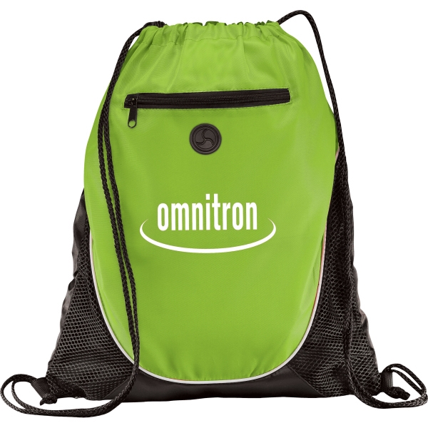 Air Mesh Drawstring Backpacks, Custom Printed With Your Logo!