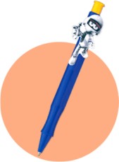 Crazy Clip Pens, Custom Imprinted With Your Logo!