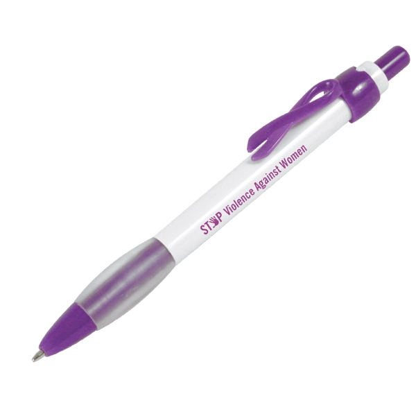 Awareness Ribbon Pen, Custom Imprinted With Your Logo!