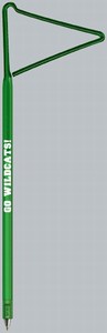 Pennants Bent Shaped Pens, Custom Imprinted With Your Logo!
