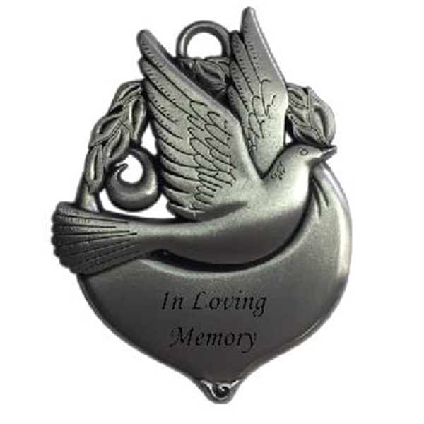 Pewter Bird Ornaments, Custom Imprinted With Your Logo!