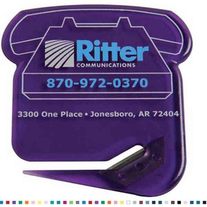 Phone Shaped Letter Slitters For Under A Dollar, Custom Imprinted With Your Logo!