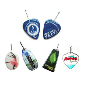 Photo Quality Double Sided Zipper Pulls, Custom Made With Your Logo!