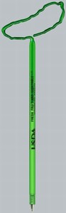 Pickle Bent Shaped Pens, Custom Imprinted With Your Logo!