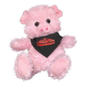 Stuffed Pigs, Custom Made With Your Logo!