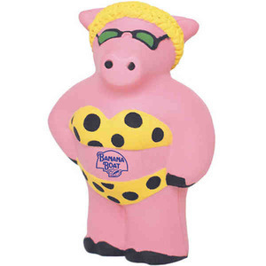 Pig Stress Relievers, Personalized With Your Logo!