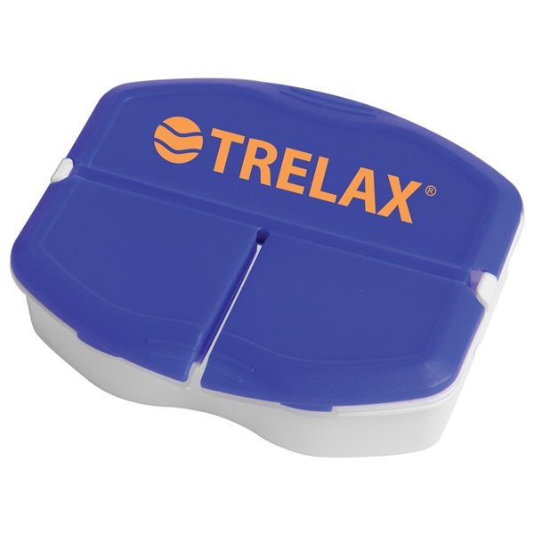 3 Compartment Pill Boxes For Under A Dollar, Custom Imprinted With Your Logo!