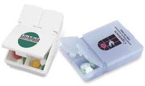 Pill Boxes with Snap Tight Lids, Custom Printed With Your Logo!