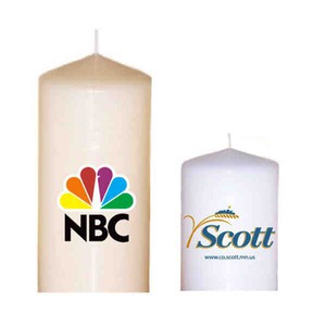 Pillar Candles, Custom Imprinted With Your Logo!