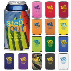 Pink Color Can Coolers, Custom Printed With Your Logo!