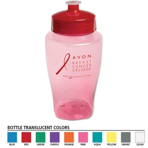 Custom Imprinted Pink Color Sport Bottles