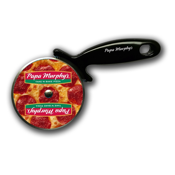 Metal Pizza Cutters, Custom Made With Your Logo!