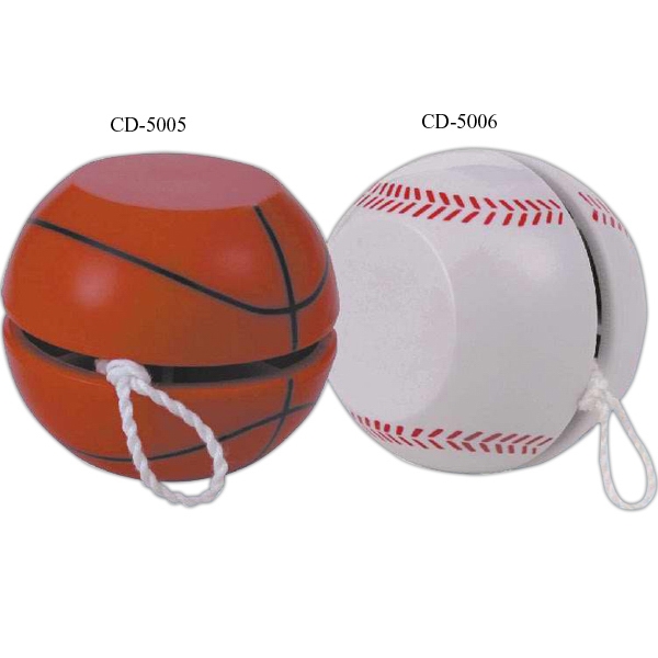 Basketball Yo Yo's, Custom Printed With Your Logo!