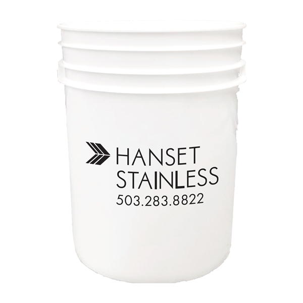 Large 5 Gallon Buckets, Custom Imprinted With Your Logo!