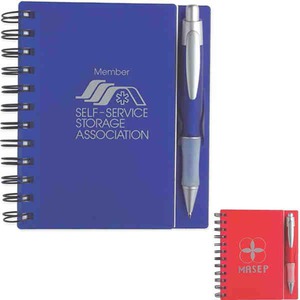 Plastic Covered Journals, Custom Printed With Your Logo!