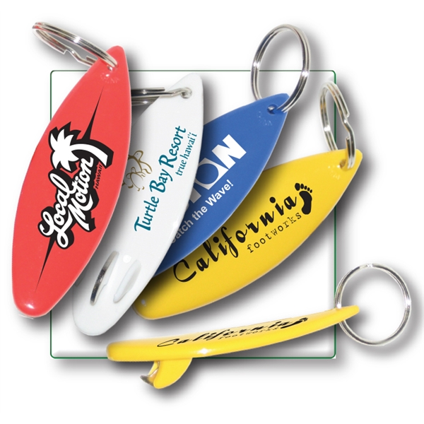 Surfboard Shaped Bottle Openers, Custom Imprinted With Your Logo!