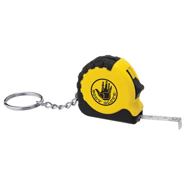 3 Foot Mini Tape Measure Key Chains, Custom Printed With Your Logo!