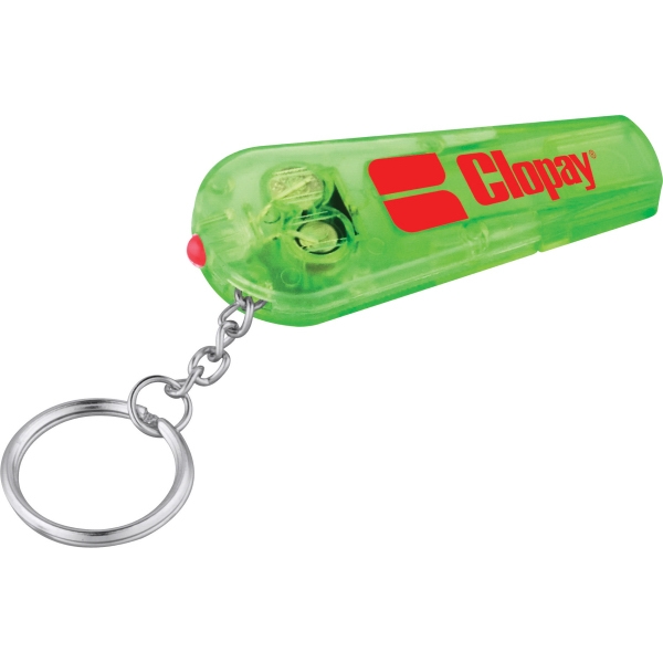 Whistles with Keylights, Custom Printed With Your Logo!