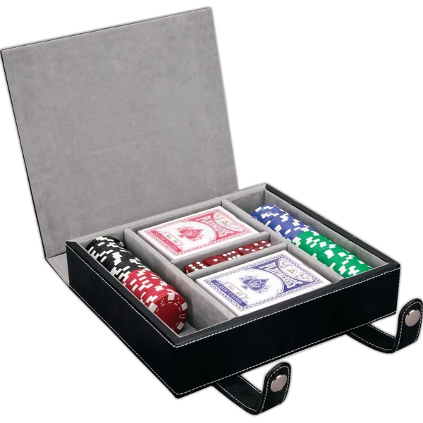 100 Chip Professional Poker Sets, Personalized With Your Logo!