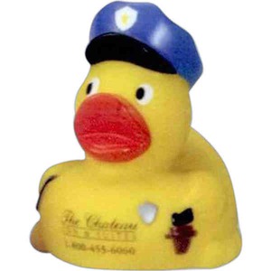 Police Rubber Ducks, Custom Imprinted With Your Logo!