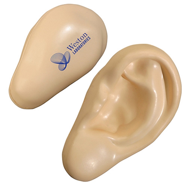 Ear Stressball Squeezies, Custom Imprinted With Your Logo!