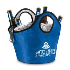 Portable Ice Buckets, Custom Imprinted With Your Logo!
