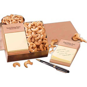 Post It Note and Food Gift Sets, Custom Printed With Your Logo!